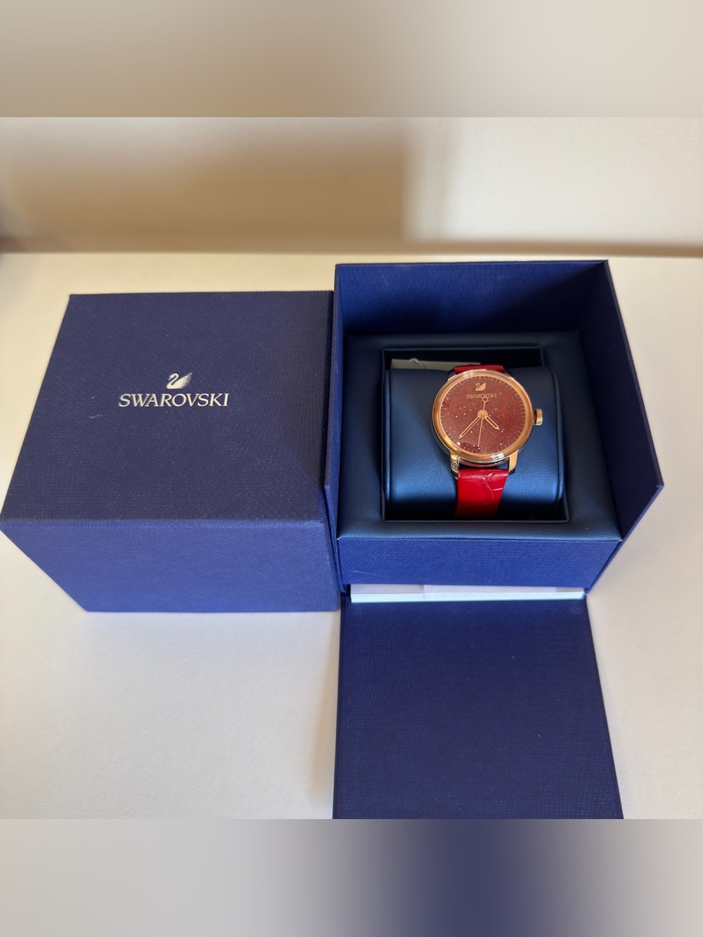 Swarovski Watch with Glitter Dial USED